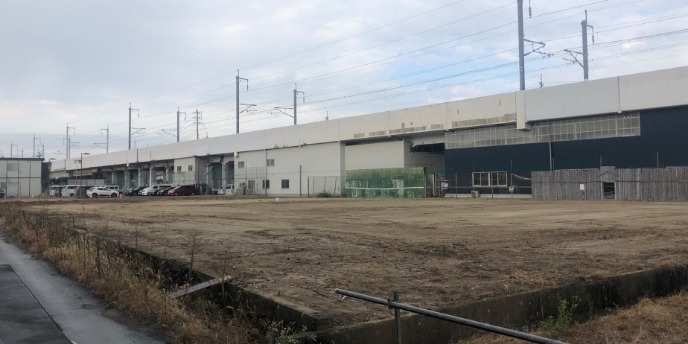 山陽新幹線岡山駅～新倉敷駅間 フットサルパーク BEFORE