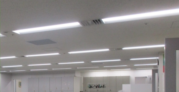 照明のLED化(JR岡山駅第1NKビル)